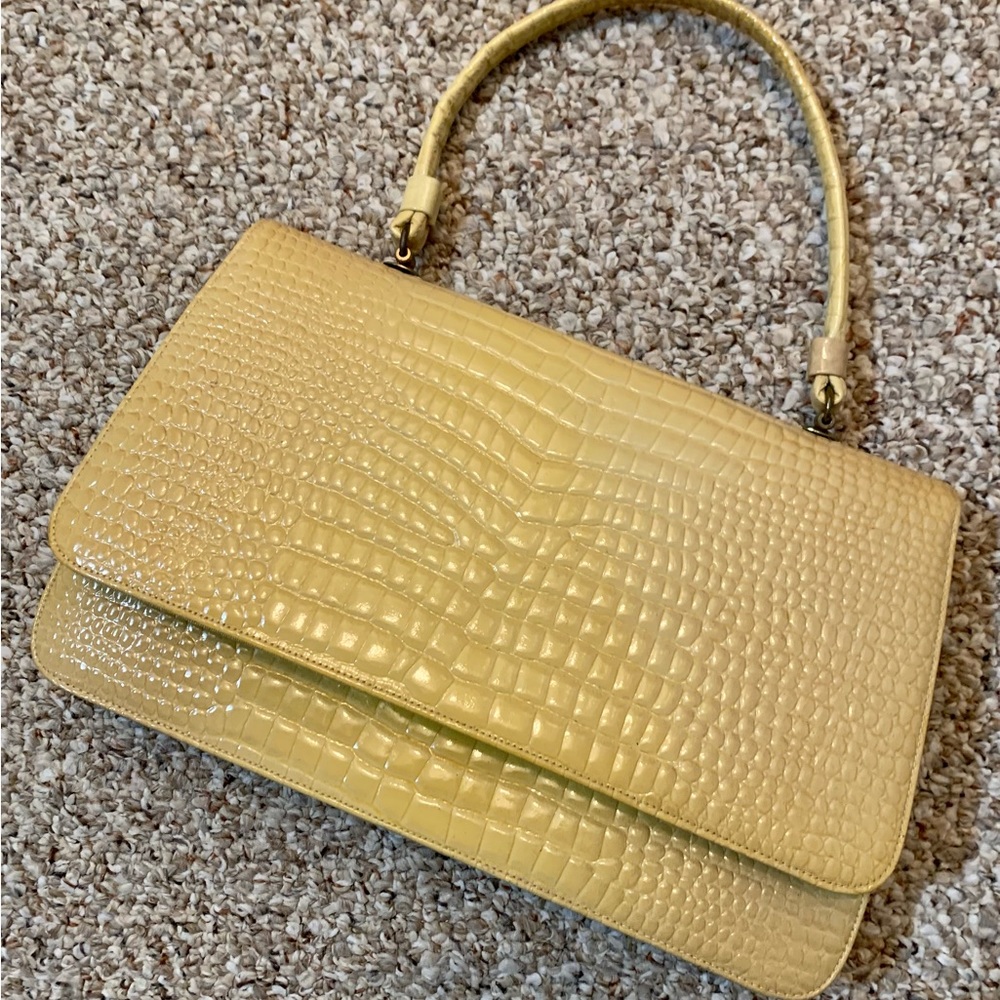 Vintage J. Miller yellow purse